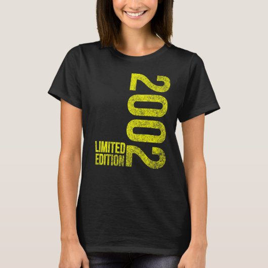 2002素晴らし年20誕生日以降 Tシャツ (正面)