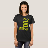 2002素晴らし年20誕生日以降 Tシャツ (正面フル)