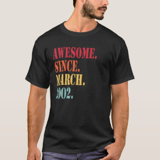 2002素晴らし年3月から20歳 – 20日Bi Tシャツ