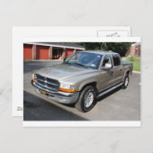 2002 Dodge Dakota SLT 4 x 4 ポストカード (正面/裏面)