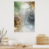 2003フラクタル・カレンダー ポスター (キッチン)