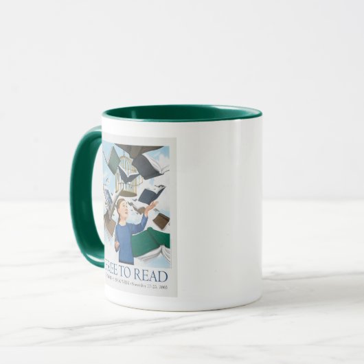 2003人の児童読書週間のマグ マグカップ (正面左)