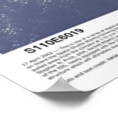 2003年の国際的宇宙ステーションのカレンダー ポスター (角)