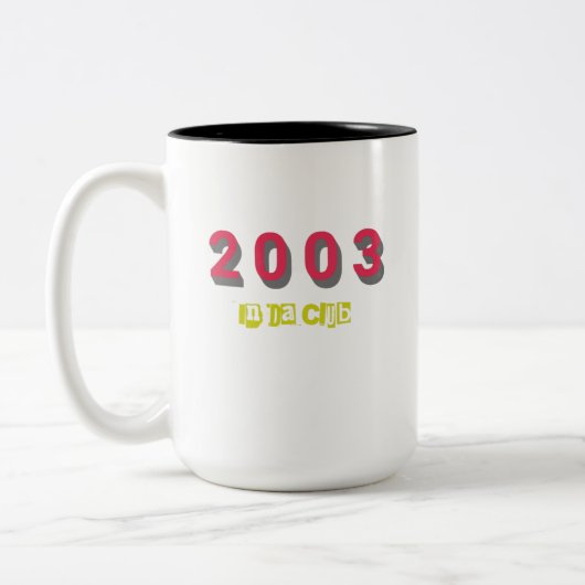 2003年の年間トップソング ツートーンマグカップ (左)