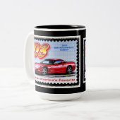 2003年の第50記念日コルベット ツートーンマグカップ (正面左)