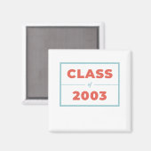 2003年クラス マグネット (正面/裏面)