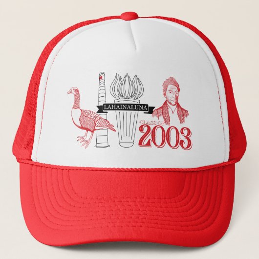 2003年トラッカーハットのLahainalunaクラス キャップ (正面)