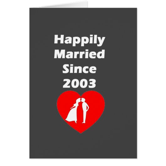 2003年以来幸福に結婚した (正面)