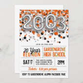 2003年高等学校大学懇親会招待状 招待状 (正面/裏面)