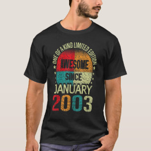 2003年1月素晴らしヴィンテージ20th Biから20年 Tシャツ