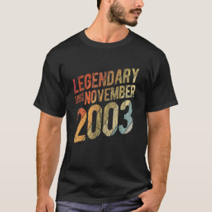 2003年11月以来20誕生日伝説20 Ye Tシャツ
