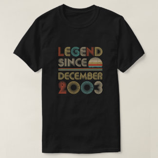 2003年12月のヴィンテージ16誕生日G Tシャツ