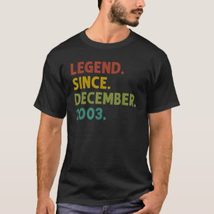 2003年12月19誕生以来19歳の伝説 Tシャツ