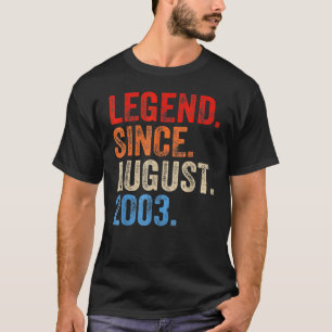 2003年18歳威厳がある生以来19歳の伝説 Tシャツ