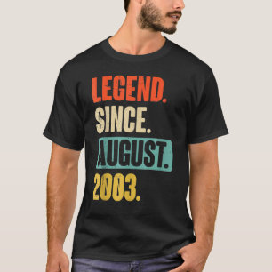2003年18歳威厳がある生以来19歳の伝説 Tシャツ