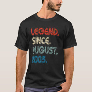 2003年19歳の威厳がある誕生日19歳の伝説 Tシャツ