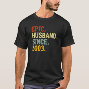 2003年19thアニーおもしろいブ以来のエピック結婚夫 tシャツ
