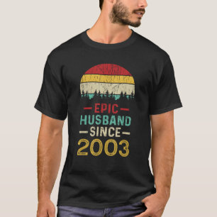 2003年20周年A以来のエピック結婚夫 Tシャツ