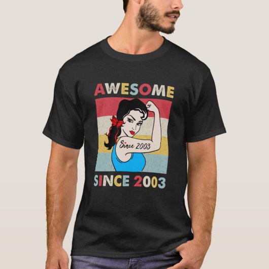 2003年20素晴らし誕生日以来20歳 Tシャツ (正面)