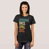2003年4素晴らし月20日生誕20年 Tシャツ (正面フル)
