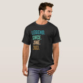 2003年6月19誕生日以来19歳の伝説 Tシャツ (正面フル)