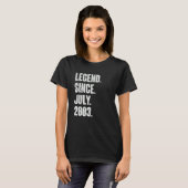 2003年7月以来19歳19誕生日伝説 Tシャツ (正面フル)