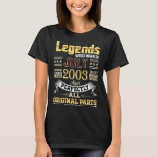 2003年7月19歳19歳の誕生日伝説はBor Tシャツ