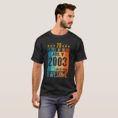 2003年7月20歳素晴らし Tシャツ (正面フル)