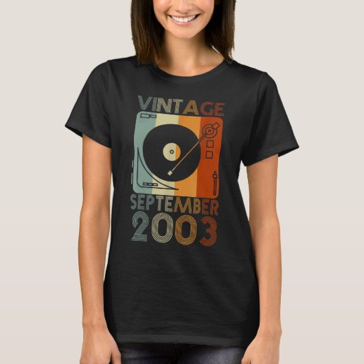 2003年9月19日ヴィンテージレトロ19年 Tシャツ (正面)