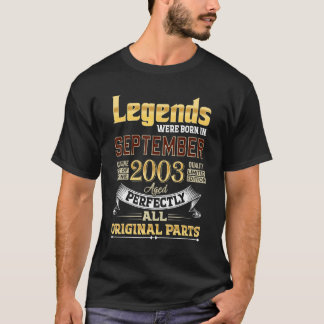 2003年9月19歳19歳誕生日レジェンズワー Tシャツ