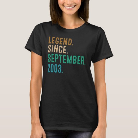 2003年9月20th Birから20歳の伝説 Tシャツ (正面)