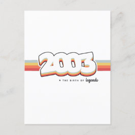 2003 伝説の誕生 ポストカード