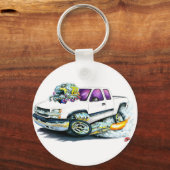 2003-06 Silveradoホワイトトラック キーホルダー (正面)