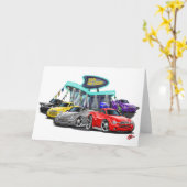 2003-06 SSRの自動車ディーラー場面 カード (黄色い花)