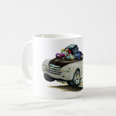 2003-06 SSRの銀黒いコンバーチブル コーヒーマグカップ (正面左)