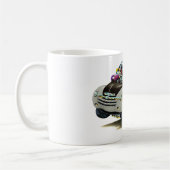 2003-06 SSRの銀黒いコンバーチブル コーヒーマグカップ (左)