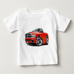 2003-08ごまかしのラムの赤のトラック ベビーTシャツ