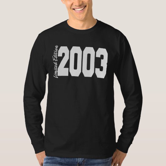 2003 19th Birthday Women Men Tシャツ (正面)
