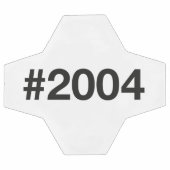 2004ハッシュタグ21誕生日記念日 サッカーボール (フラット)