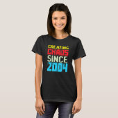 2004年からカオスを作り出し18年の原因チャオ Tシャツ (正面フル)