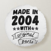 2004年に製造されたオリジナル部品 ラウンドクッション (裏面)