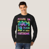 2004年に18歳の生誕18年素晴らしに作られる Tシャツ (正面フル)