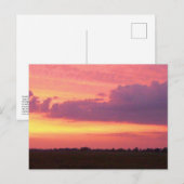 2004年の夕焼けの写真　マーク・エドワード・ウェスターフィールド ポストカード (正面/裏面)