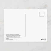 2004年の夕焼けの写真　マーク・エドワード・ウェスターフィールド ポストカード (裏面)