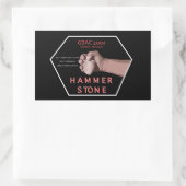 2004年のHammerstoneバンドステッカー 長方形シール (バッグ)