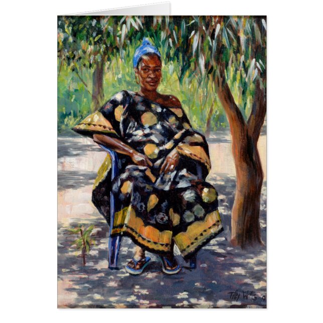 2004年を坐らせている女性 (正面)