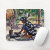 2004年を調理している女性 マウスパッド (マウス)