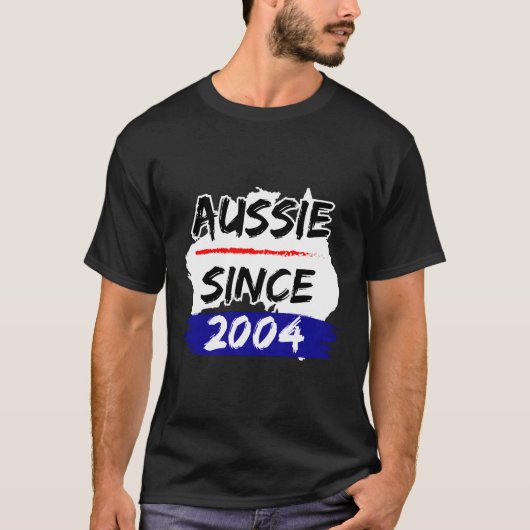 2004年オーストラリアの地図 Tシャツ (正面)