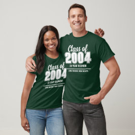 2004年カスタム20年高校懇親会クラス Tシャツ