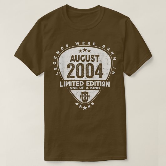 2004年ギタ生まれー2088年にレジェンド威厳があるが登場 Tシャツ (デザイン正面)